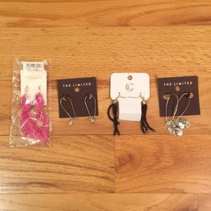 Dangly earring bundle qty 4 | OS NWT